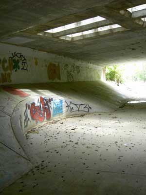 proposed performance intervention site = under Haynes Bridge on the Alpharetta, GA Greenway